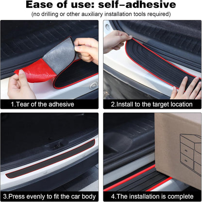 Rear Bumper Guard Strip – Scratch & Collision Protection with Style
