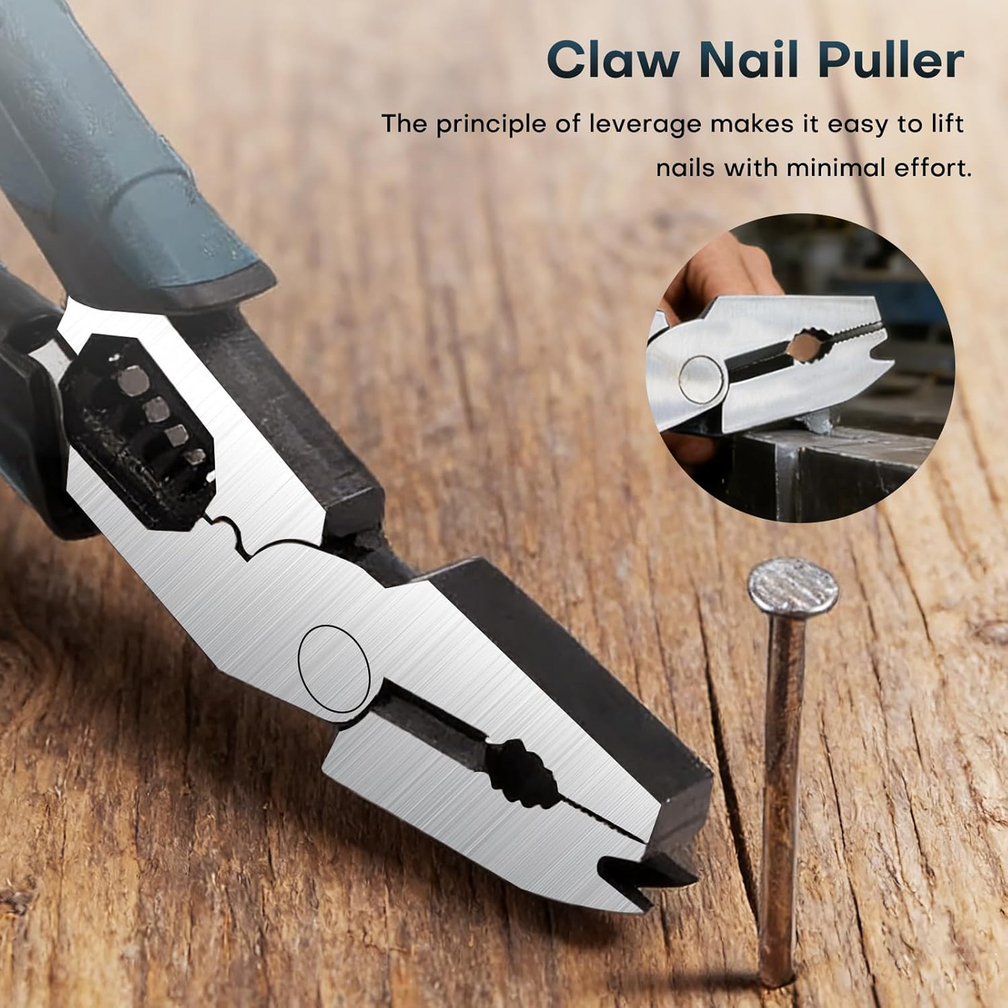 9 Inch Heavy Duty Bent Nose Wire Pliers Industrial Grade