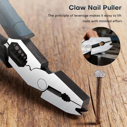 9 Inch Heavy Duty Bent Nose Wire Pliers Industrial Grade