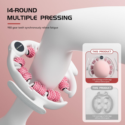 360° Multifunction Leg Shaping Roller – Ring Shaped Muscle Massage & Relaxation Device