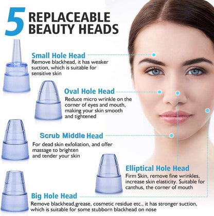 Vacuum Blackhead Remover – Gentle Pore Cleansing Facial Tool