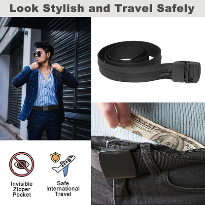 Hidden Money Travel Belt – Keep Your Cash Safe Anywhere