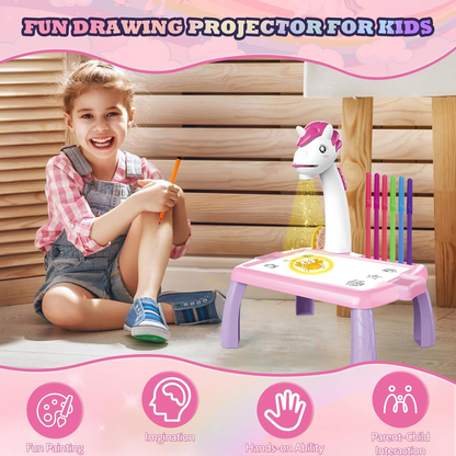 Smart Kids Light Board Projector – Electronic Drawing & Learning Toy