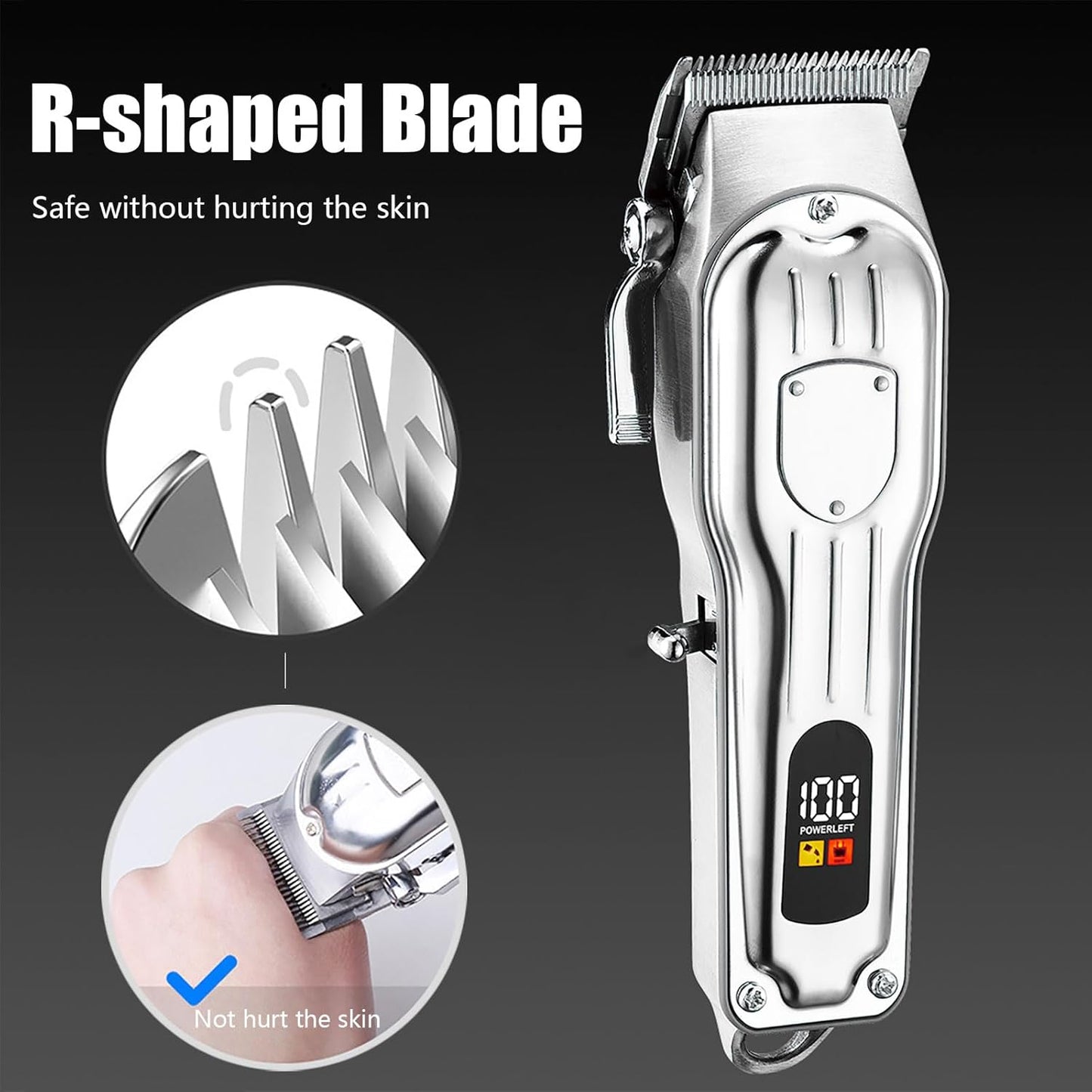 Powerful Rechargeable Hair Clipper – Precision & Long-Lasting Performance