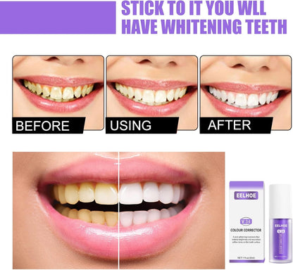 Teeth Color Corrector Serum – Instant Brightening with Purple Color-Correction