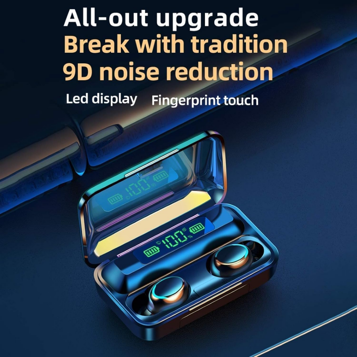 Earbuds with 3000mAh Powerbank – Hi Fi Sound & Bluetooth