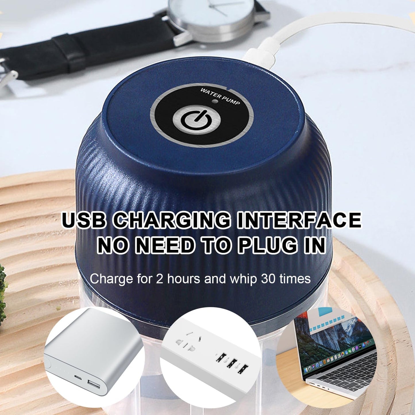 Electric Food Chopper Garlic Crusher