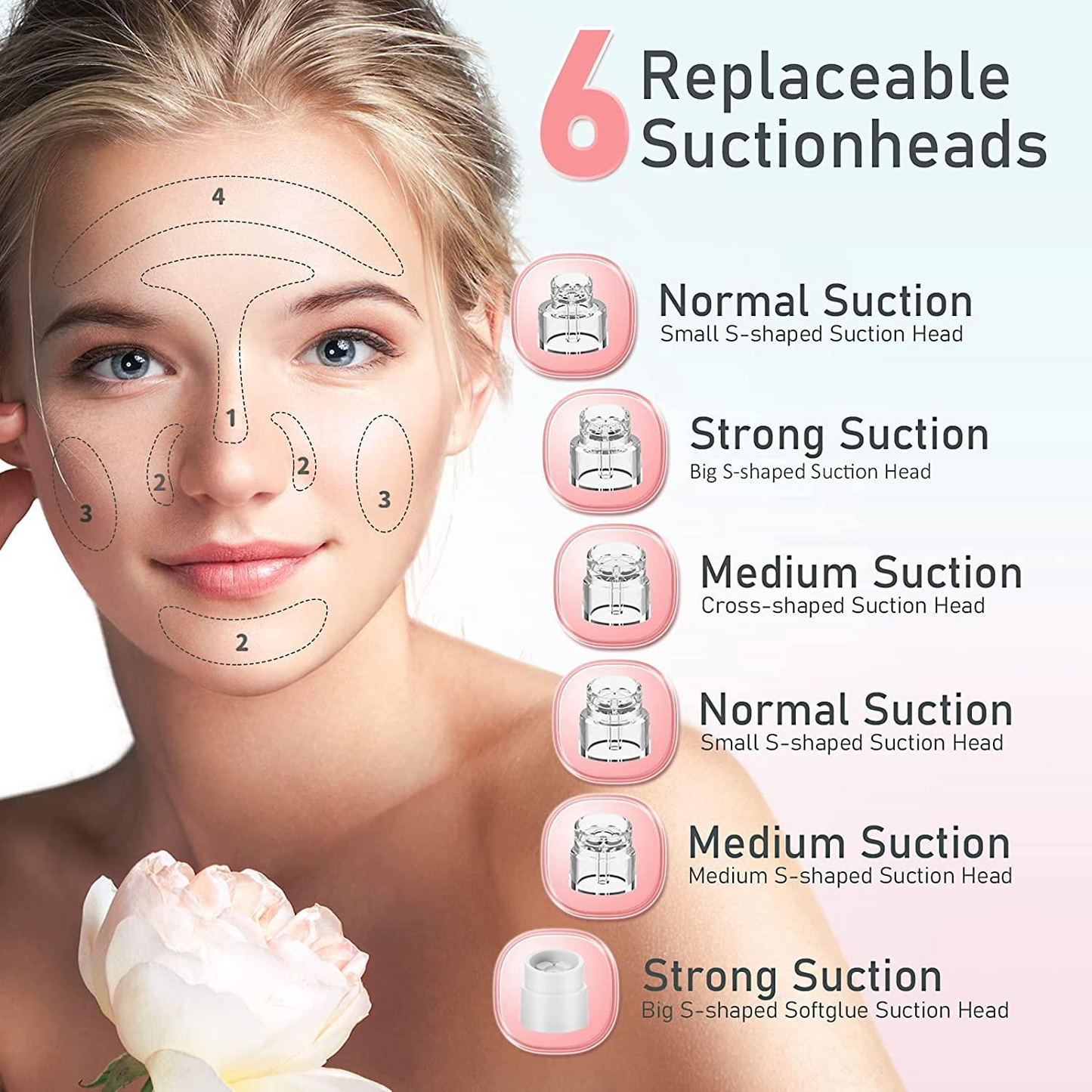 Portable LED Rechargeable Blackhead Remover