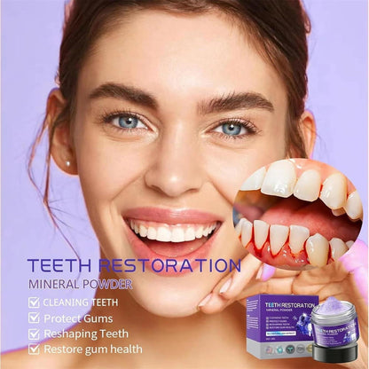 Purple Teeth Whitening Powder – Deep Cleansing & Stain Removal