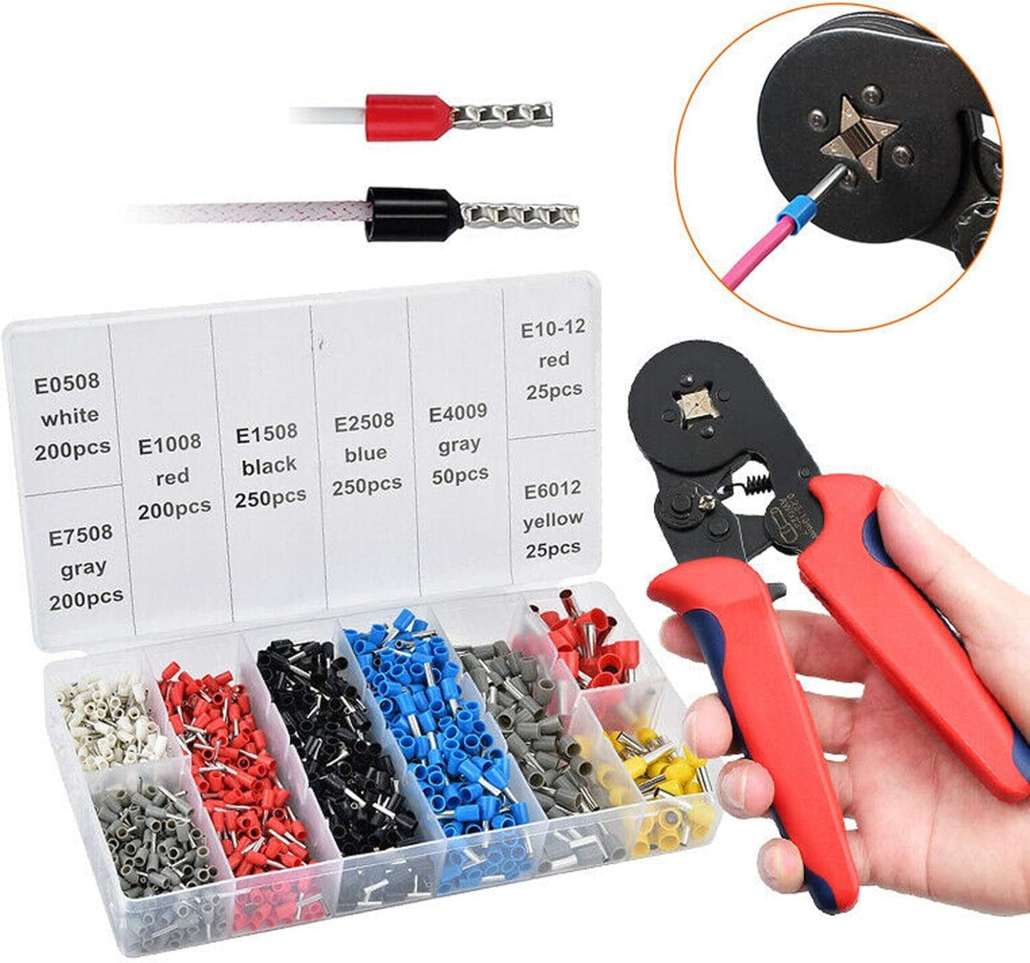800 Pieces Crimping Terminal Set