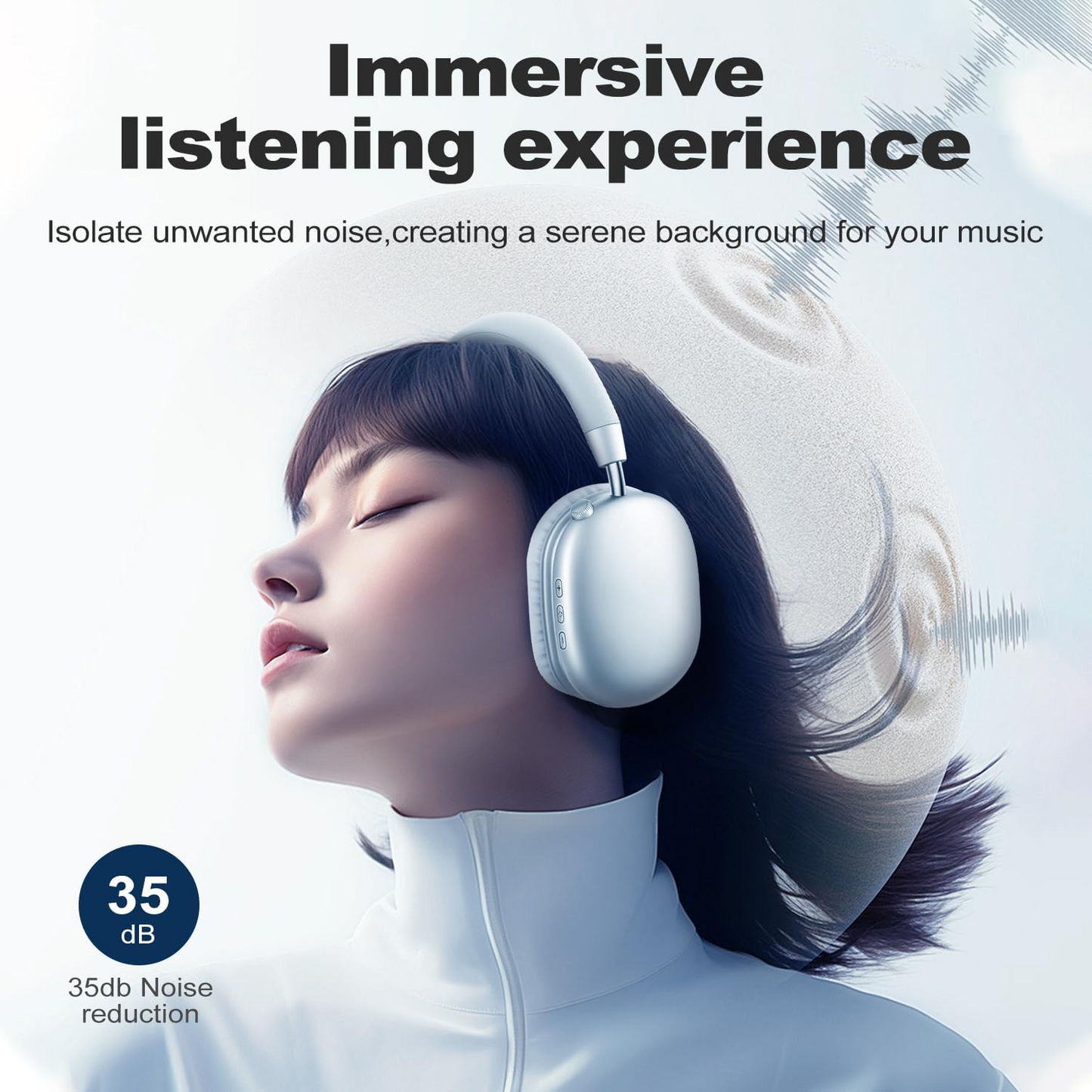 Max Fashion Headphones – Wireless Bluetooth Rechargeable