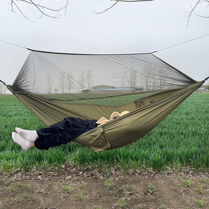 Outdoor Camping Hammock — Travel Hammock with Mosquito Net