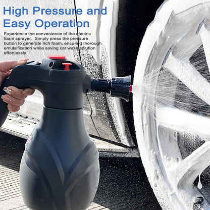 Auto Foam Sprayer – Electric, Easy Car Wash Tool
