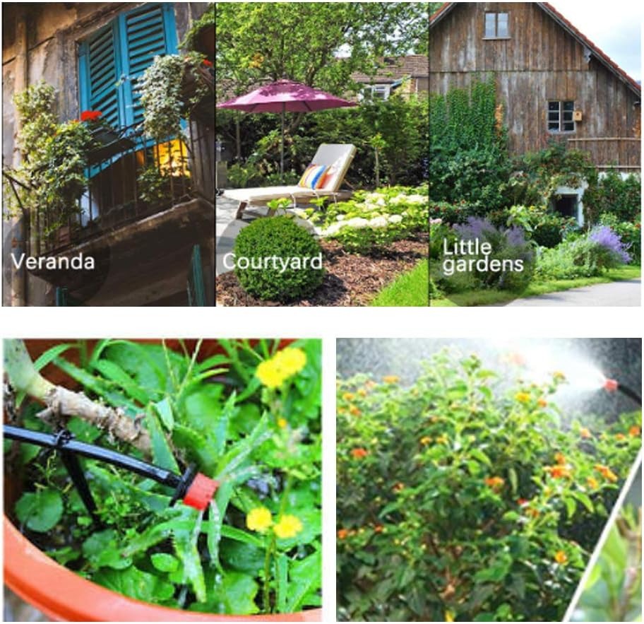 Adjustable Micro Drip Irrigation Emitters – Automatic Garden Watering System