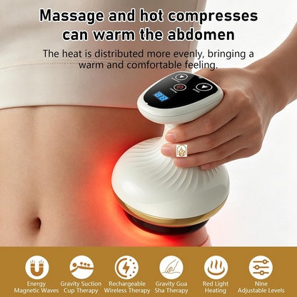 Electric Gua Sha Massage Tool – Negative Pressure Vacuum Massager for Back & Neck Relaxation