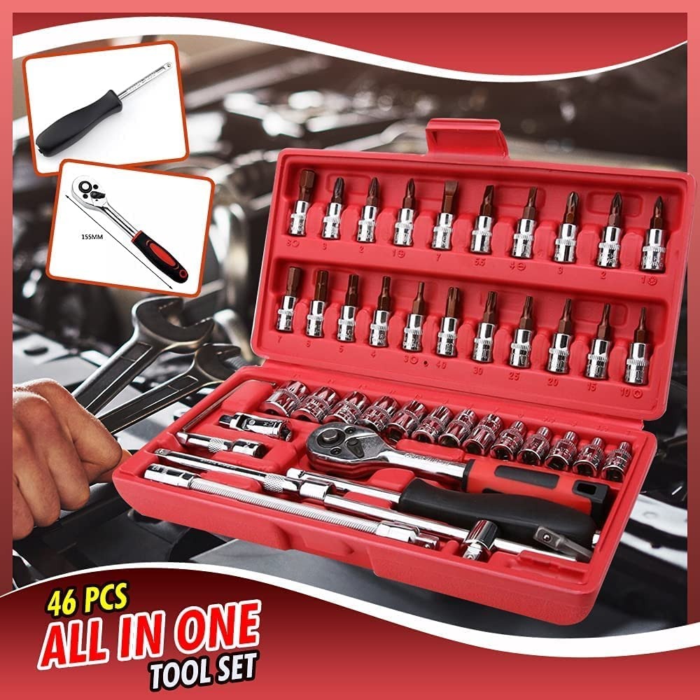 46 Piece Socket Set – The Ultimate Tool Kit for Every Job