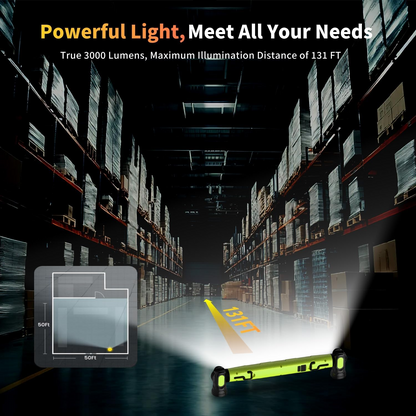 Magnetic Work Light – Rechargeable Outdoor Camping Lamp