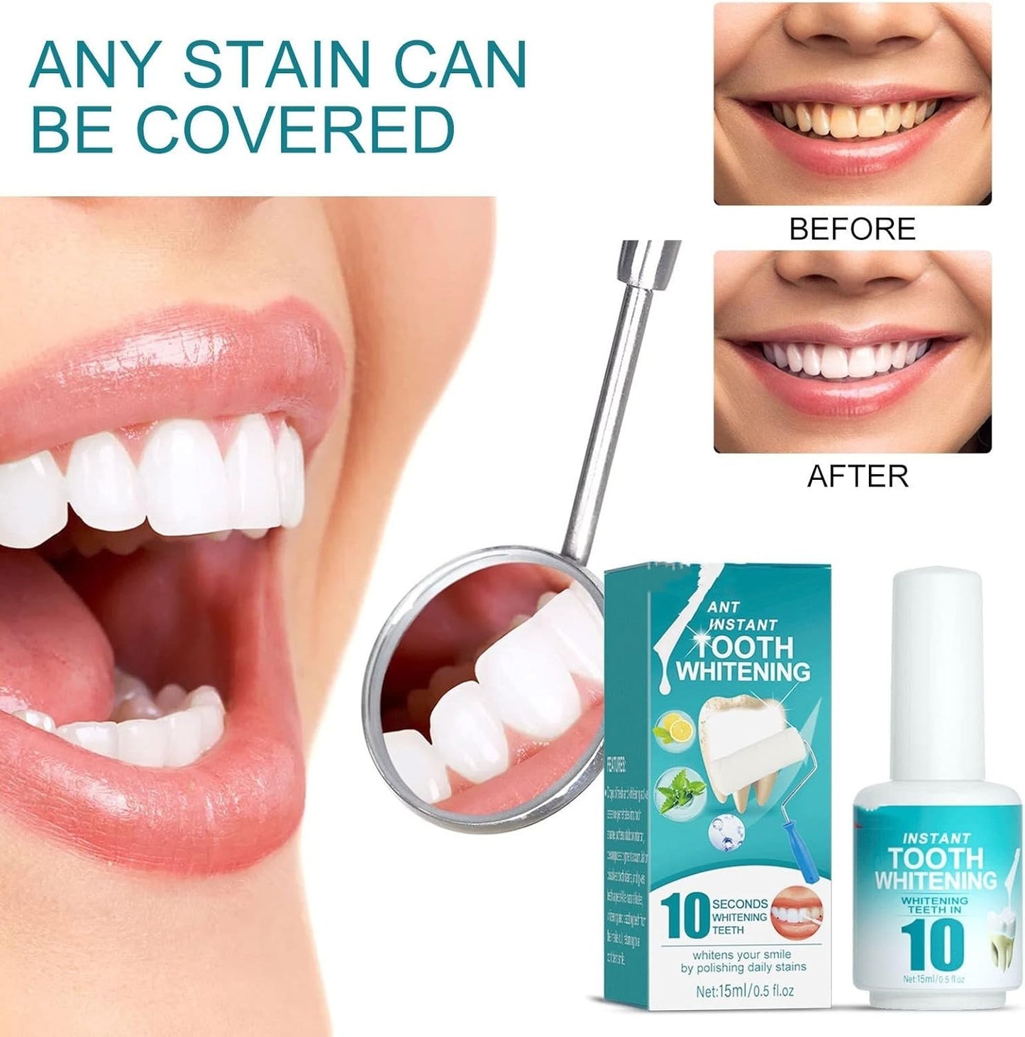 Teeth Whitening Paint — Instantly Brighter Smile