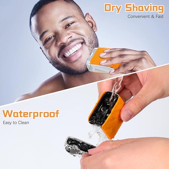 Electric mini portable razor - Wetshave & Dry Shave, Wireless & Rechargeable