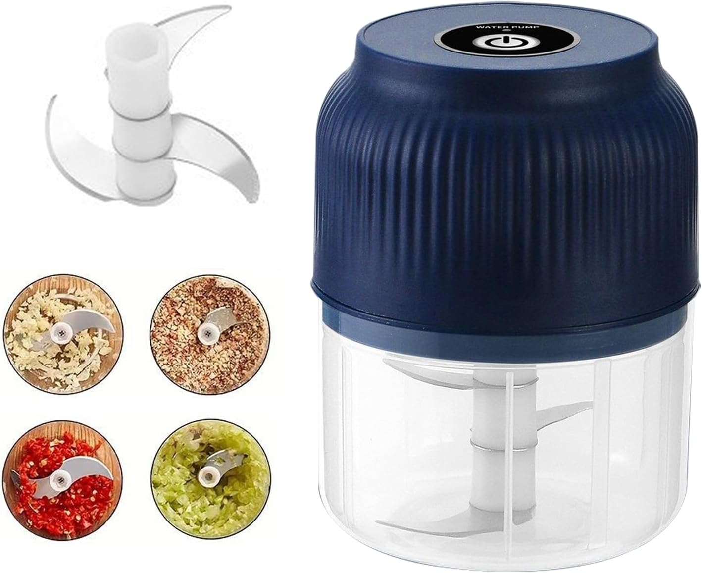 Electric Food Chopper Garlic Crusher