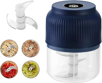 Electric Food Chopper Garlic Crusher
