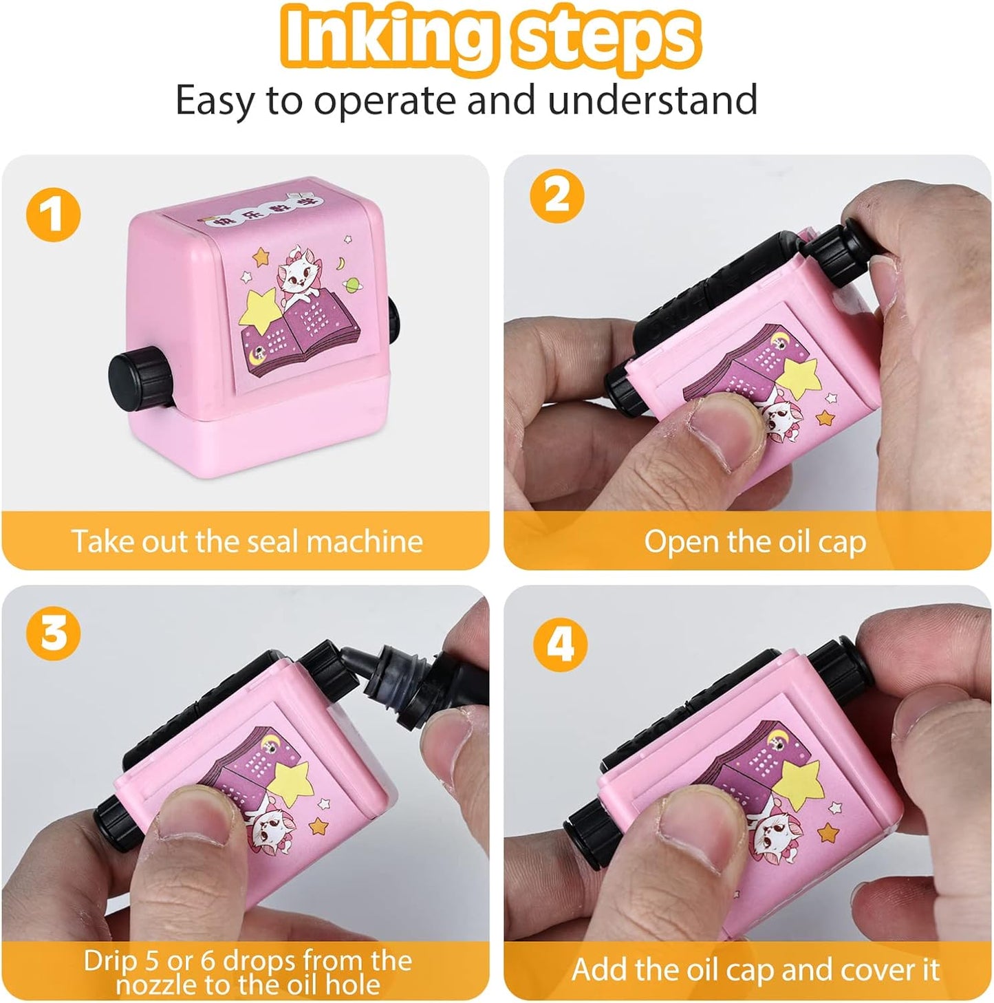 Roller Number Stamp Tool Fun Way to Learn & Practice Math