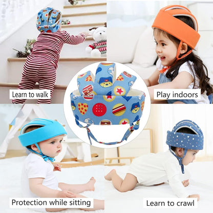 Infant & Toddler Safety Helmet – Adjustable Head Cushion for Crawling & Walking