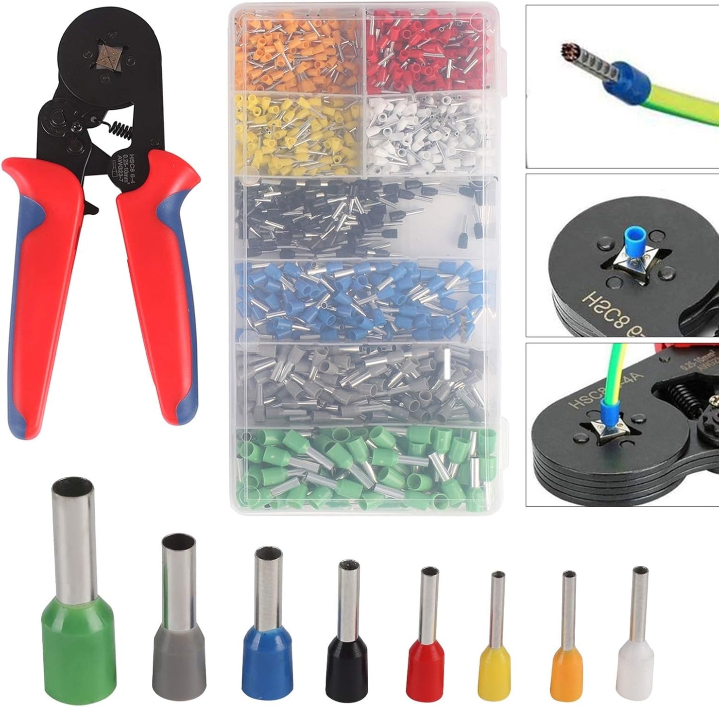 800 Pieces Crimping Terminal Set