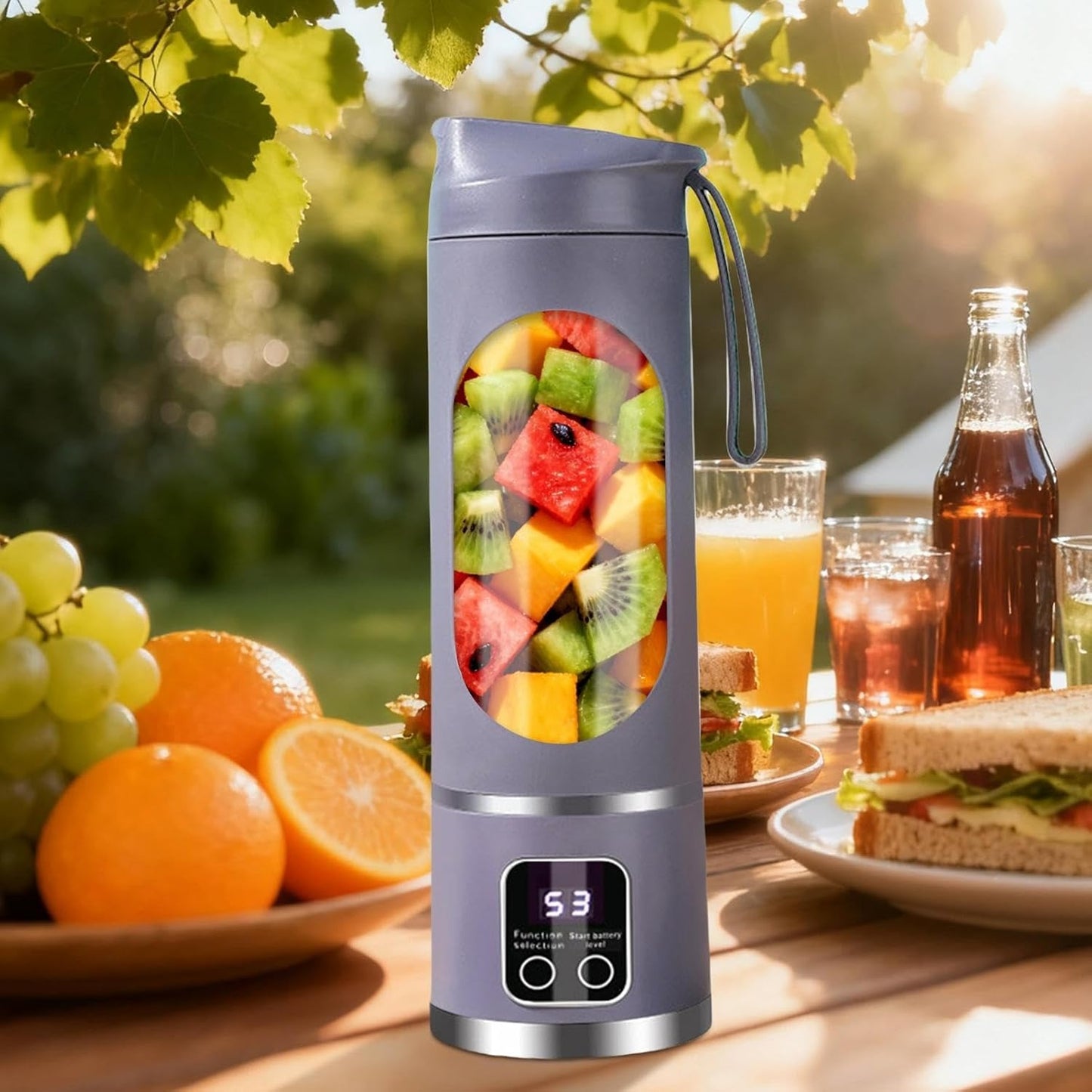 Portable Cordless Juicer — Fresh Juice Anywhere