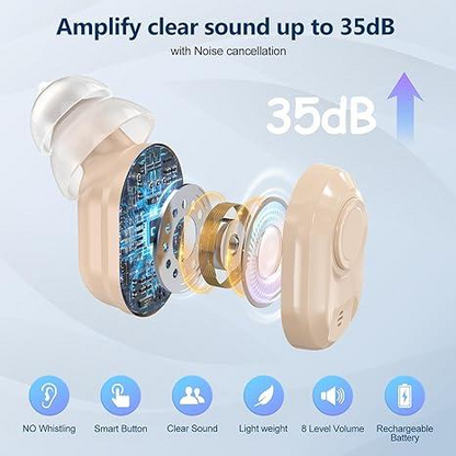 Mini Invisible Hearing Amplifier – Compact Sound Enhancement Device