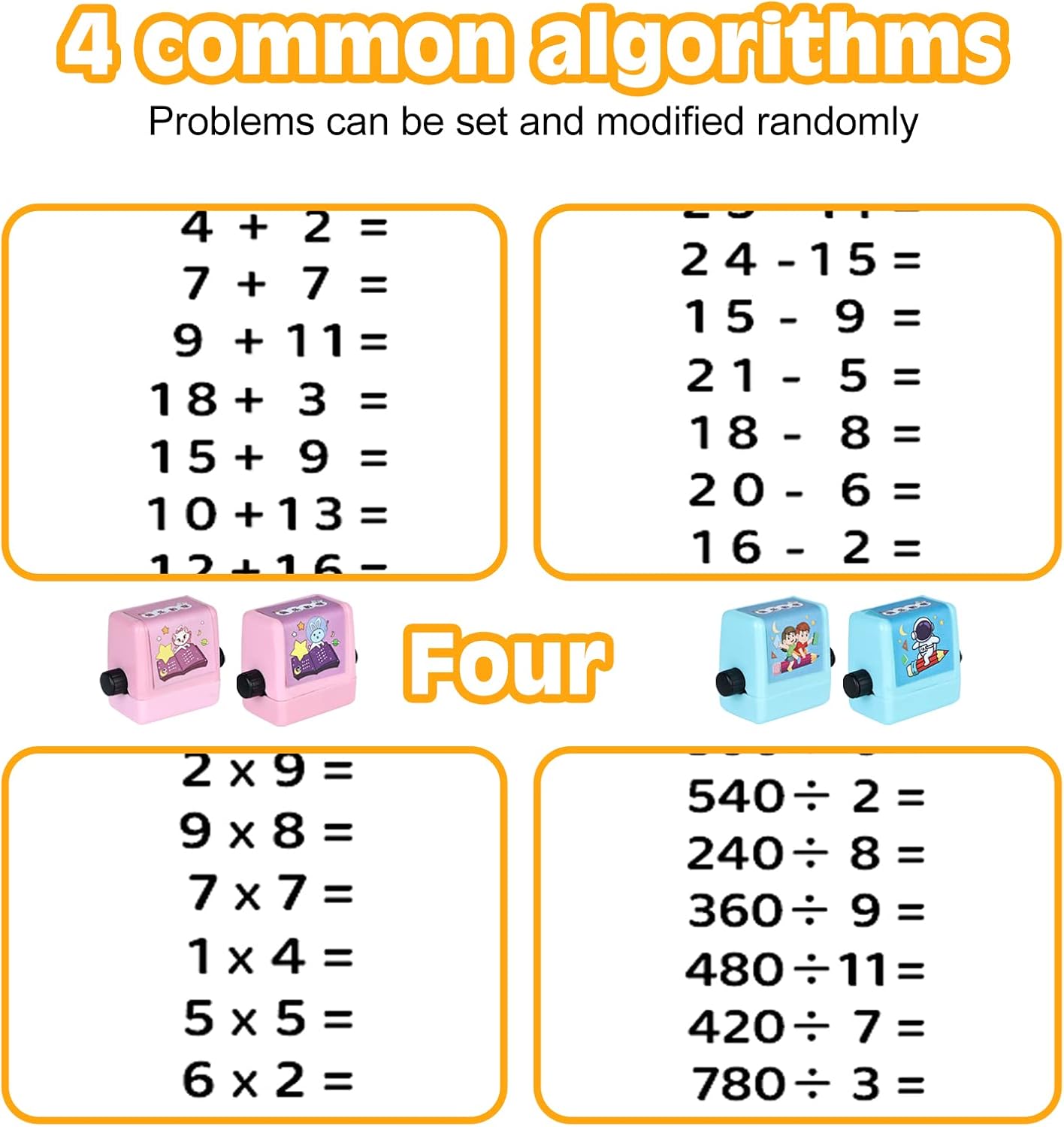 Roller Number Stamp Tool Fun Way to Learn & Practice Math