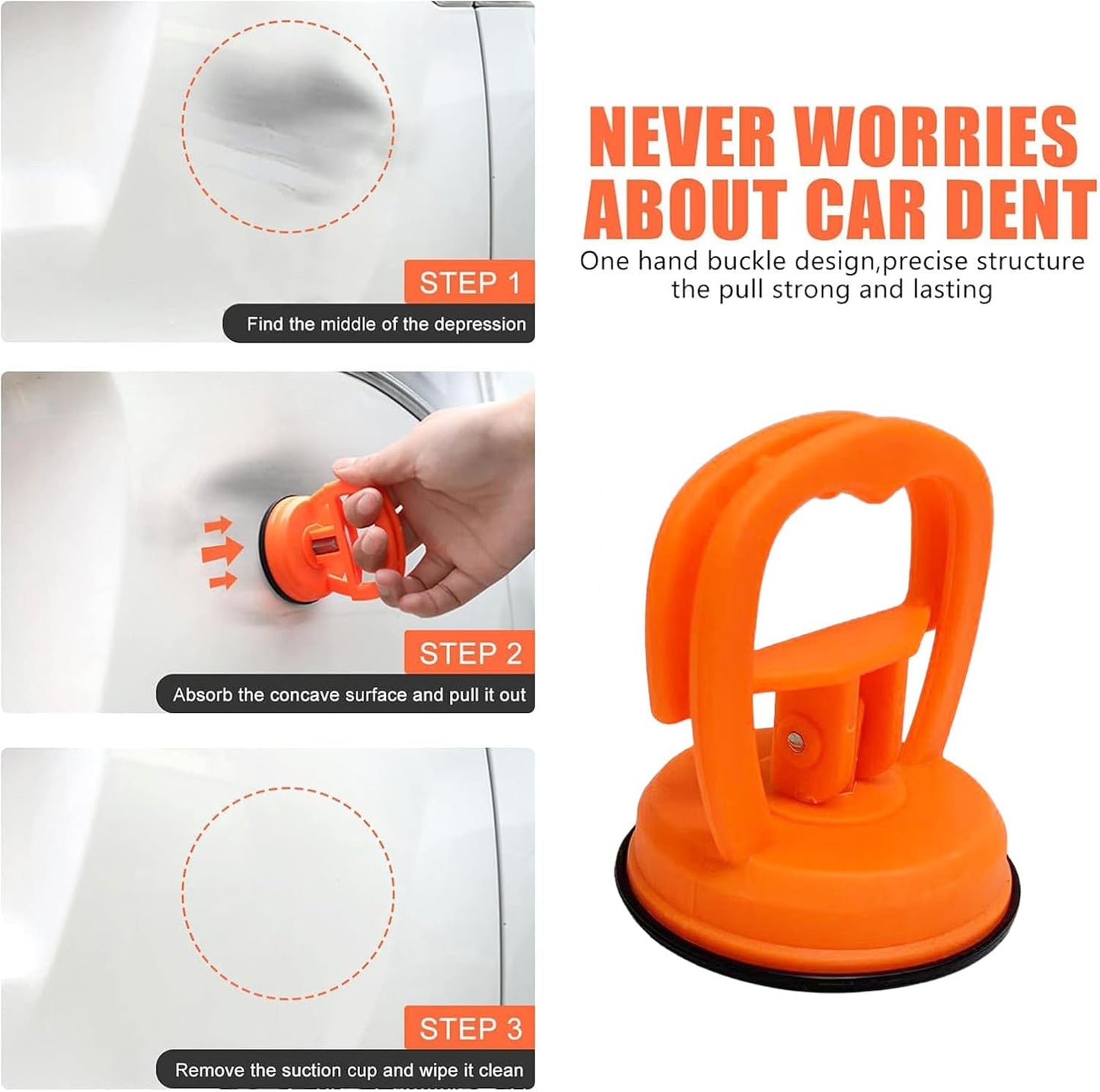 Car Dent Remover Puller Cups – Easy DIY Dent Repair Tool