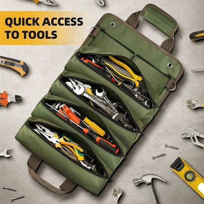 Portable Heavy-Duty Tool Roll Bag – Organise & Carry Tools with Ease