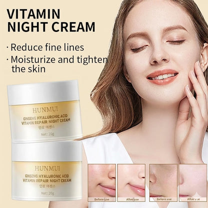 Ginseng Hyaluronic Acid Night Cream – Deep Moisturizing & Overnight Skin Care