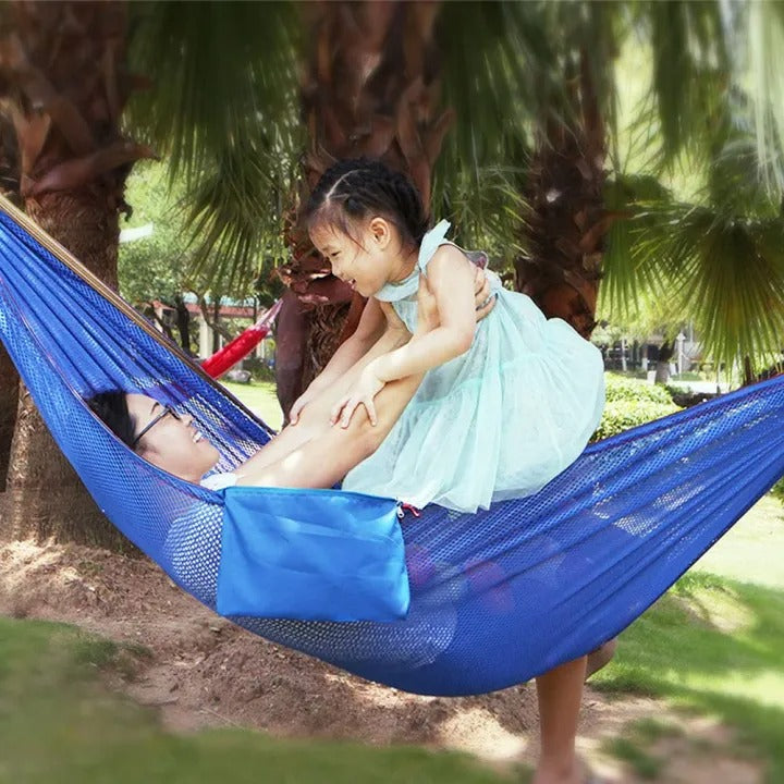 Outdoor Portable Camping Hammock – Colorful Hanging Relaxation Bed