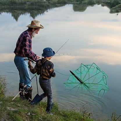 Foldable Fishing Trap Cage — Easy Catch Every Time