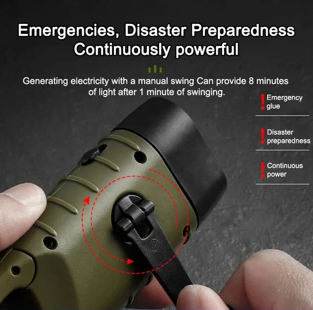 Outdoor Solar Powered Flashlight