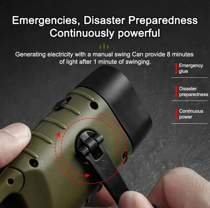 Outdoor Solar Powered Flashlight