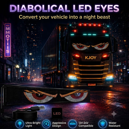 LED Animated Demon Eye Windshield Light for Cars & Trucks