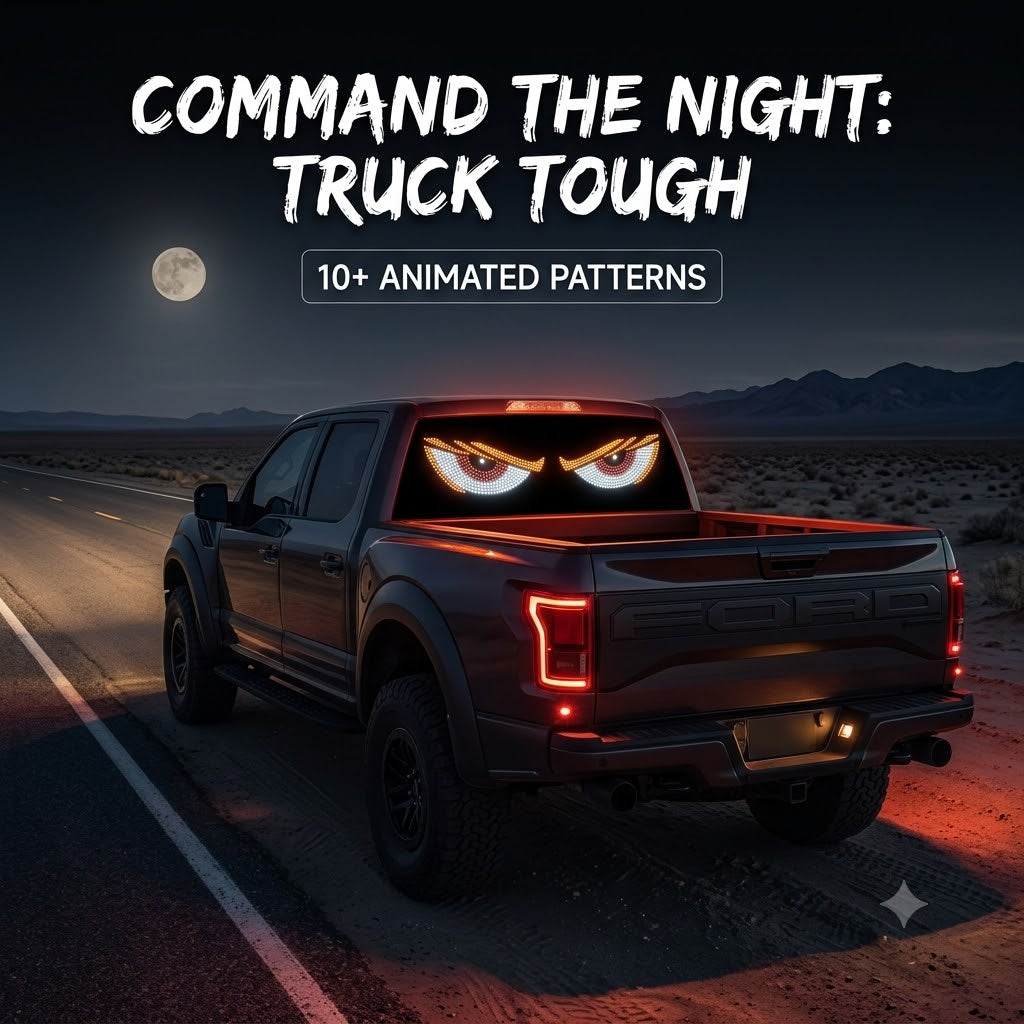 LED Animated Demon Eye Windshield Light for Cars & Trucks