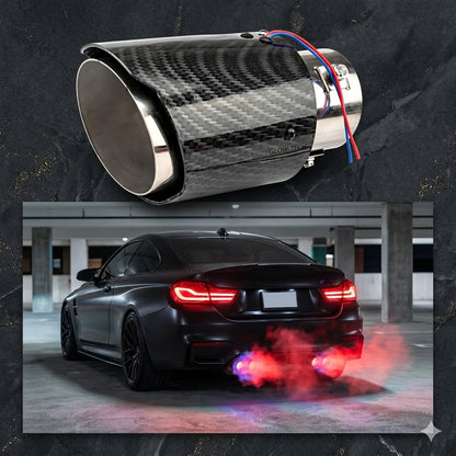 Universal LED Fire Flame Exhaust Tip – Car Muffler Pipe