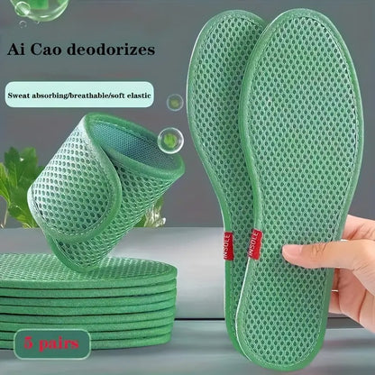Mesh Insoles Sweat-Absorbing & Odour-Free - Buy 1 Get 5