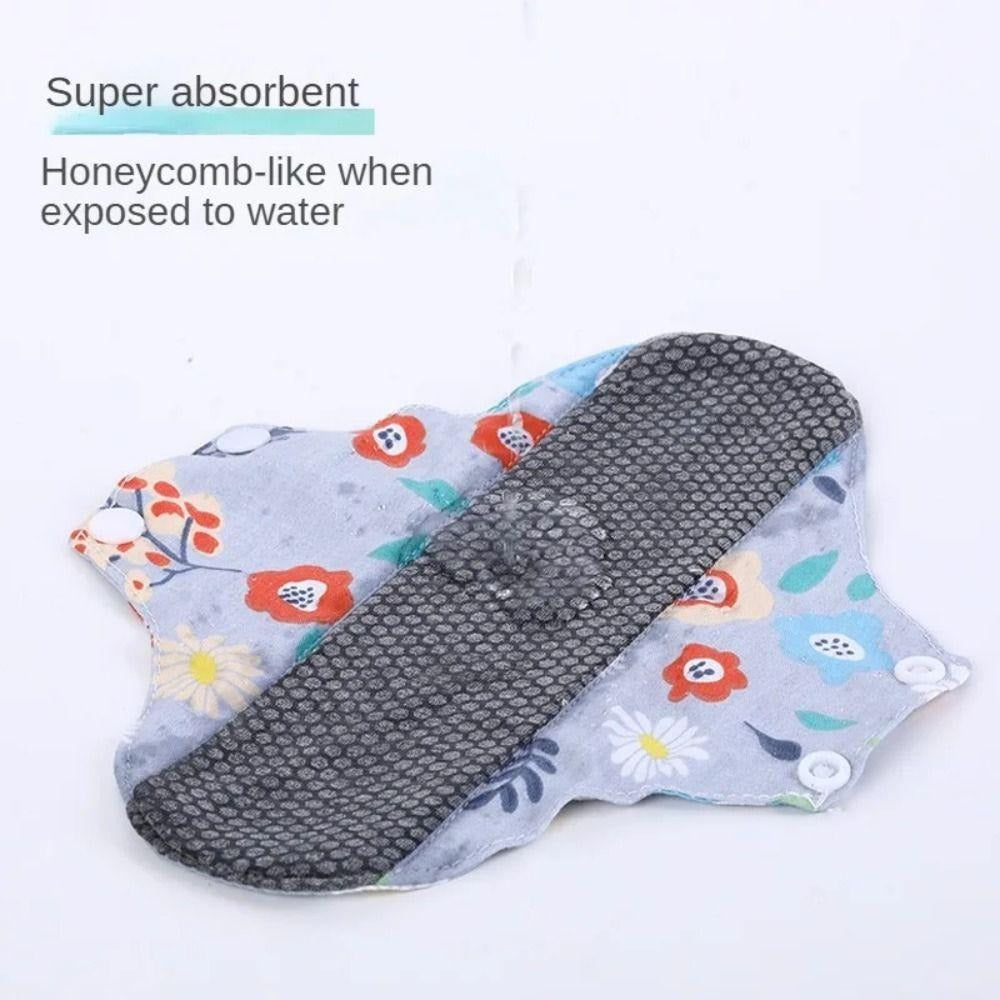 Pack of 5 Non-Slip Antibacterial Graphene Reusable Sanitary Pads