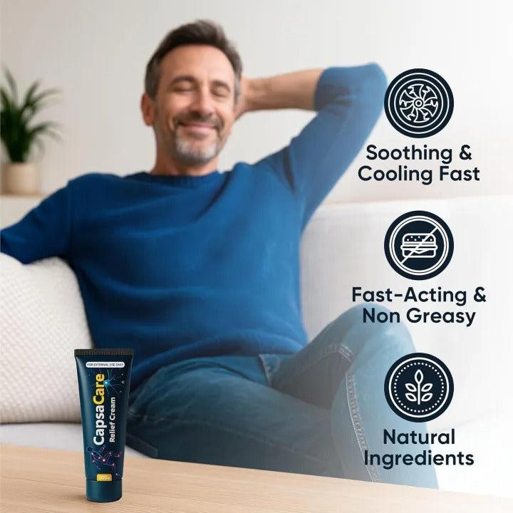 CapsaCare Neuropathy Relief Cream™ – Comfort for Numbness & Tingling