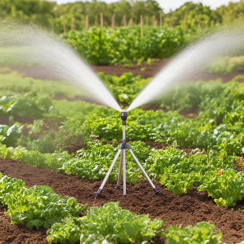 Telescoping Tripod Garden Sprinkler – Large Coverage