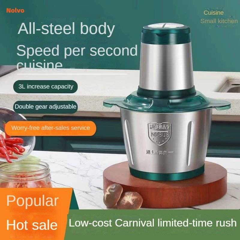 Multifunctional stainless steel meat grinder