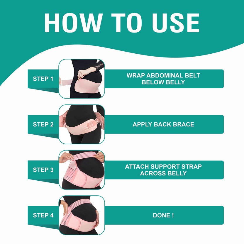 Breathable Pregnancy Belly Support Belt – Comfortable Maternity Waist Band