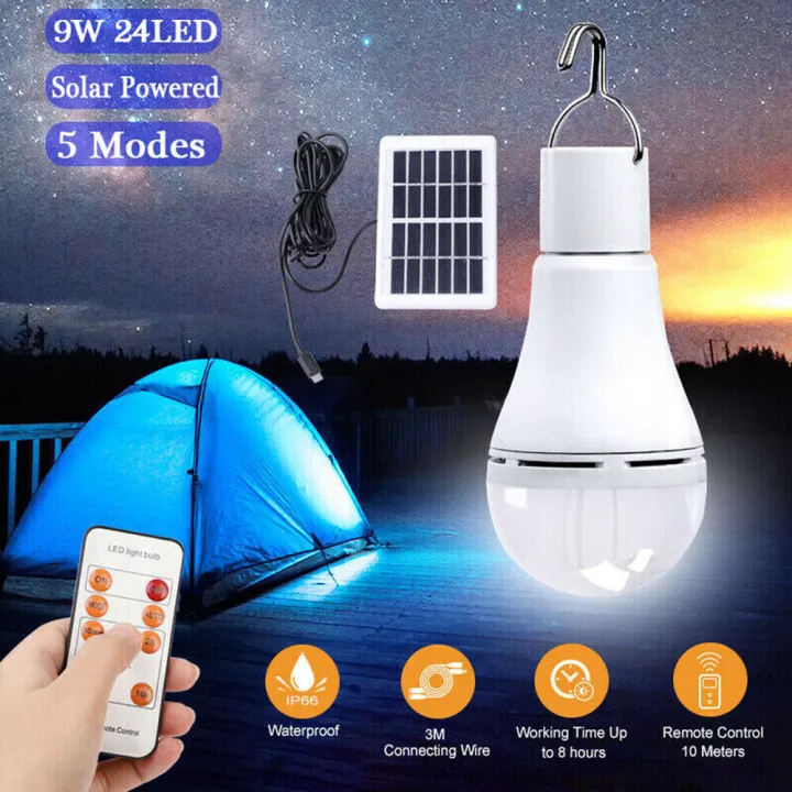 Portable Rechargeable LED Light Bulb – Bright Outdoor Lighting