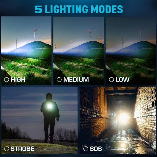 LED High Lumens Rechargeable Torch