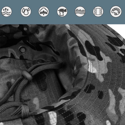 Tactical Camouflage Bucket Hat Set – Outdoor Sun Protection Camo Hat